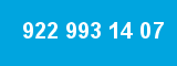 922 993 14 07 922 993 14 07